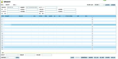 WEB进销存软件销售单产品明细表录入界面控件选择与用户体验实践